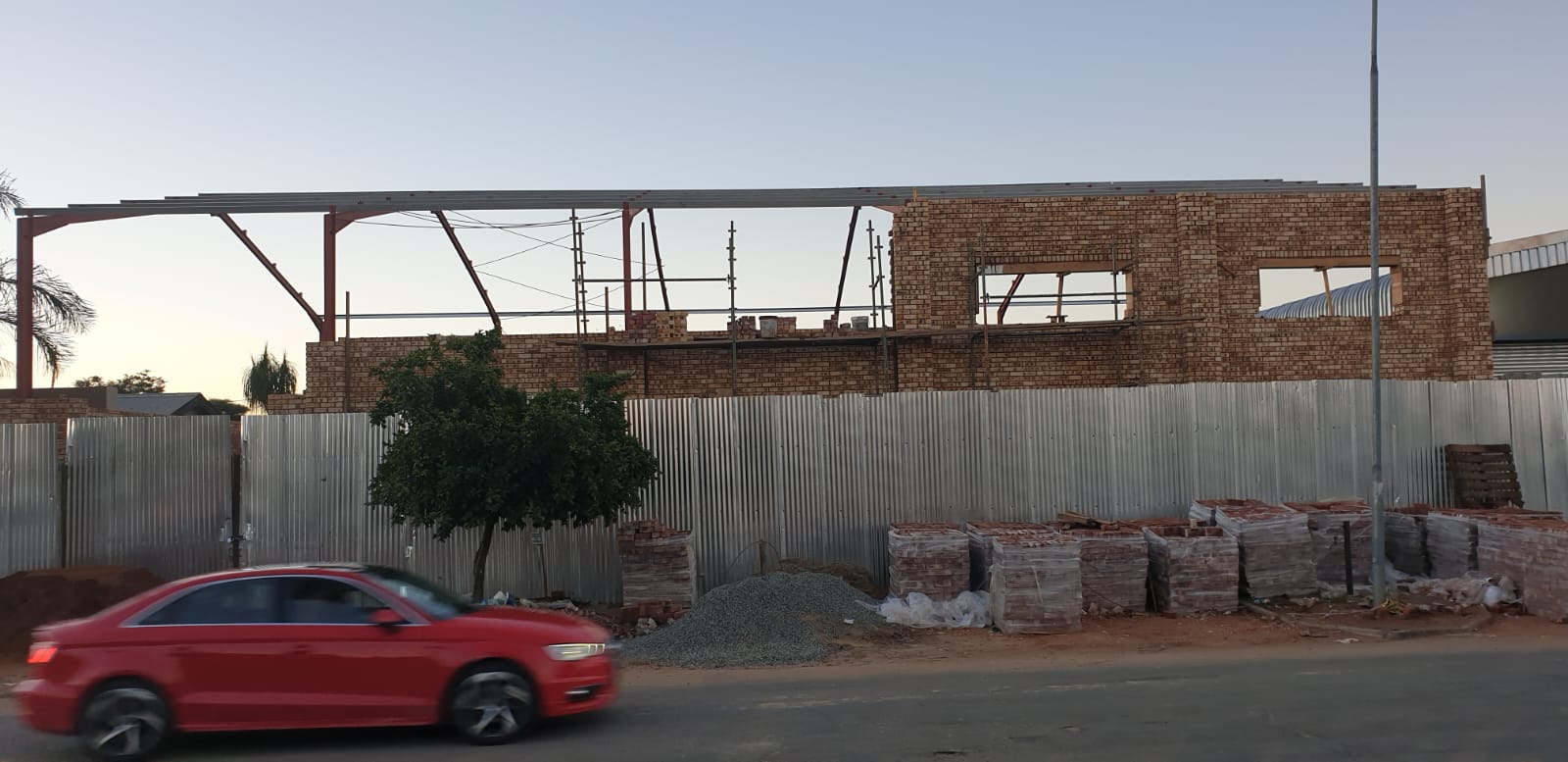Aurex commercial building under construction